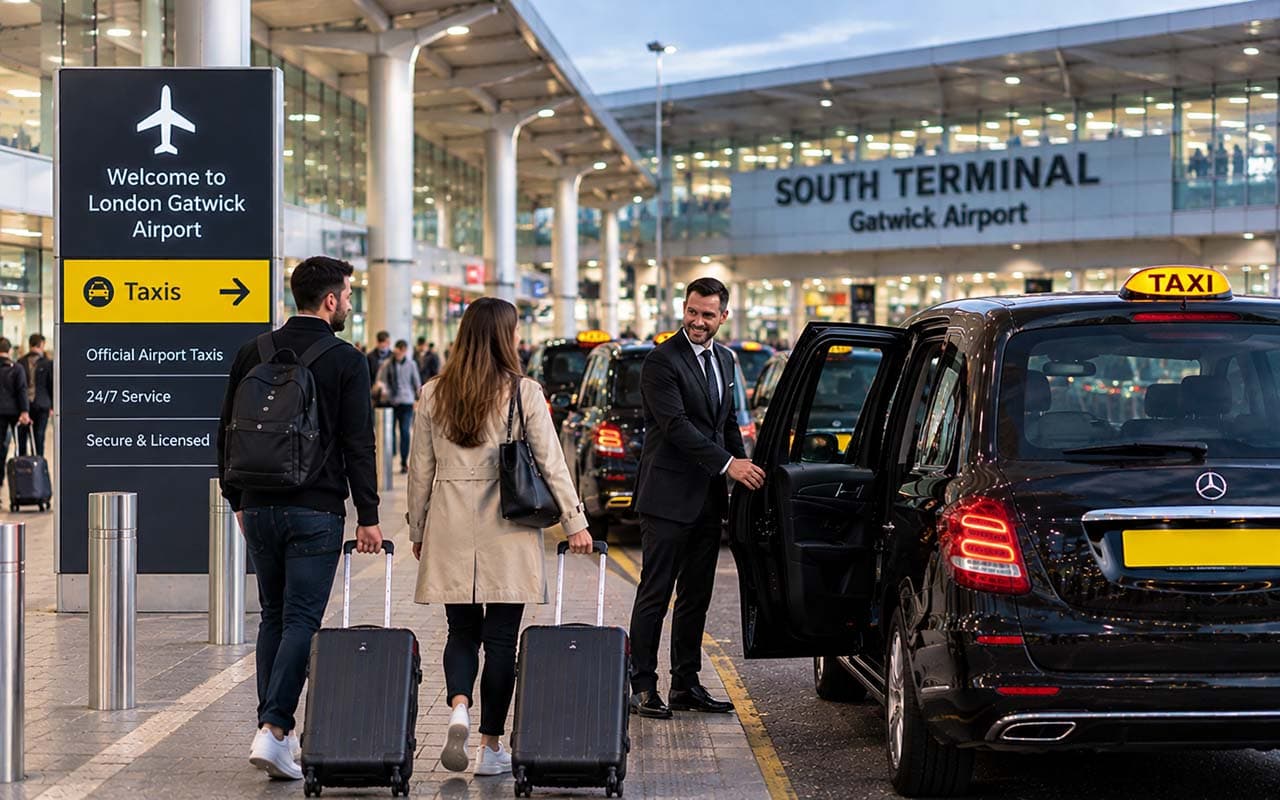 Can I Get a Taxi from Gatwick Airport