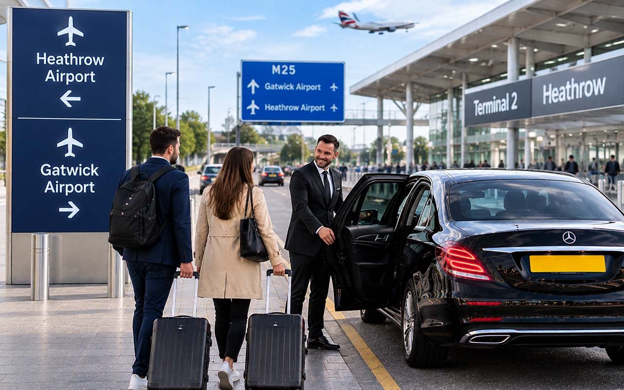 How Much Is a Taxi From Heathrow to Gatwick Airport?