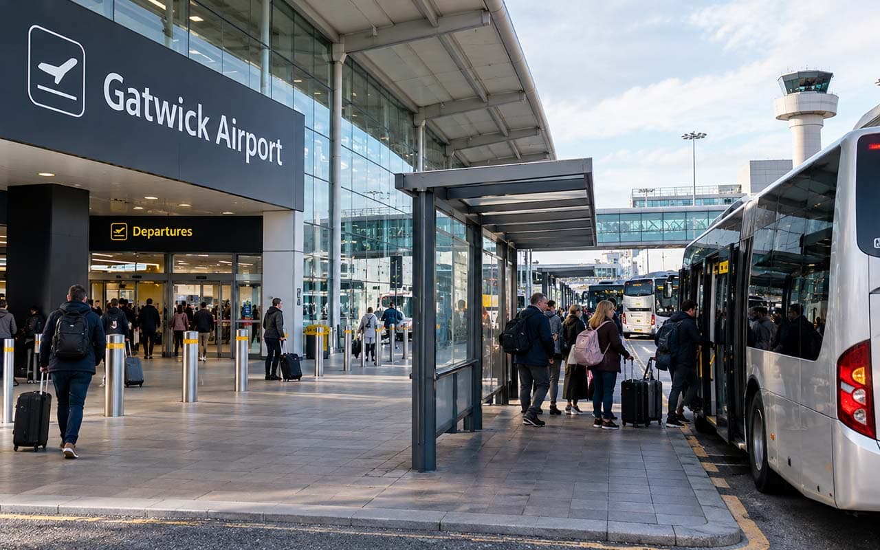 Where Is the Airport Transfer Bus Gatwick?