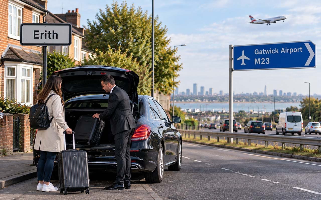 How Much Is a Taxi From Erith to Gatwick Airport