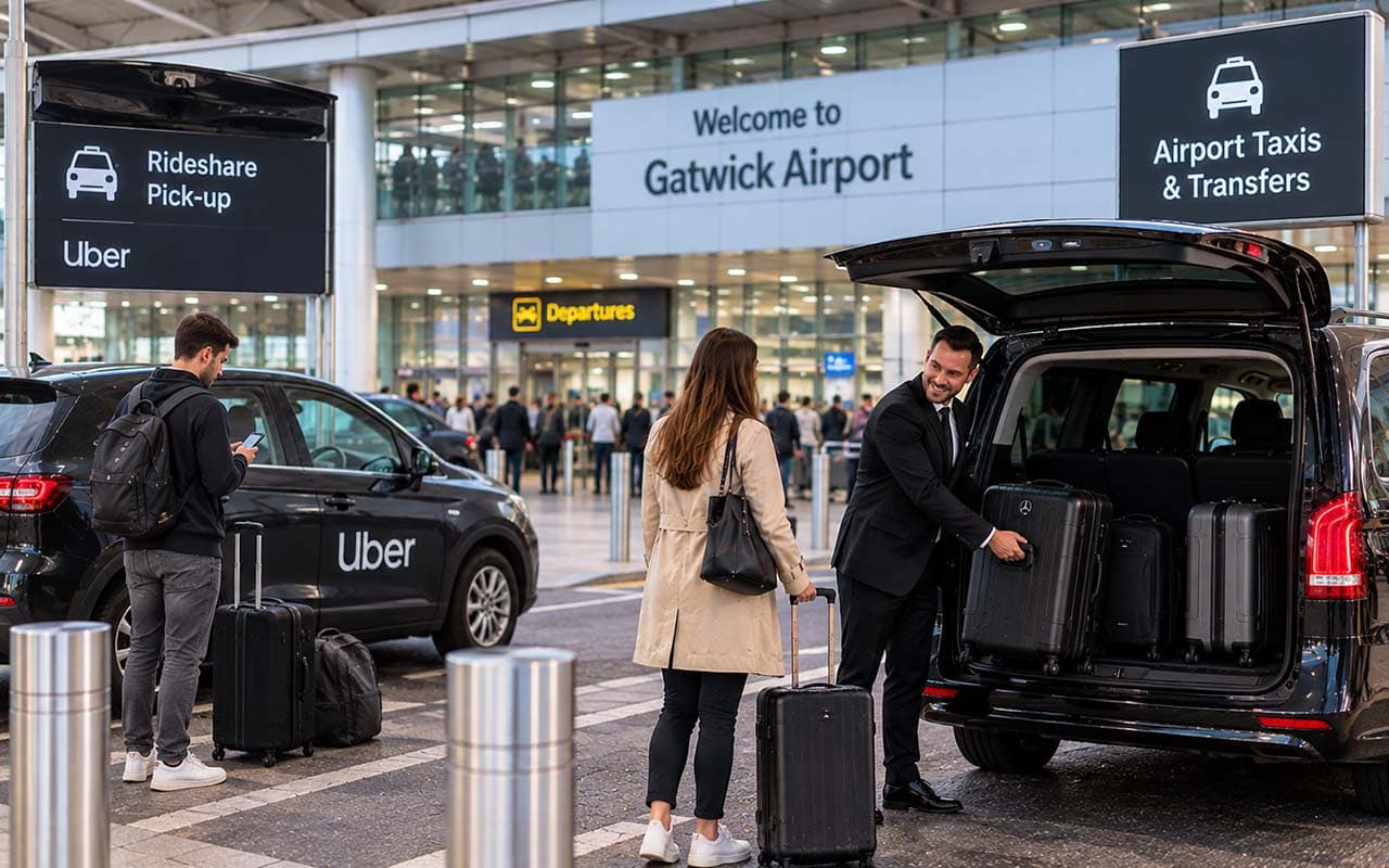 Avoid the Hassle of Luggage Problems – Airport Taxi vs Uber for Gatwick